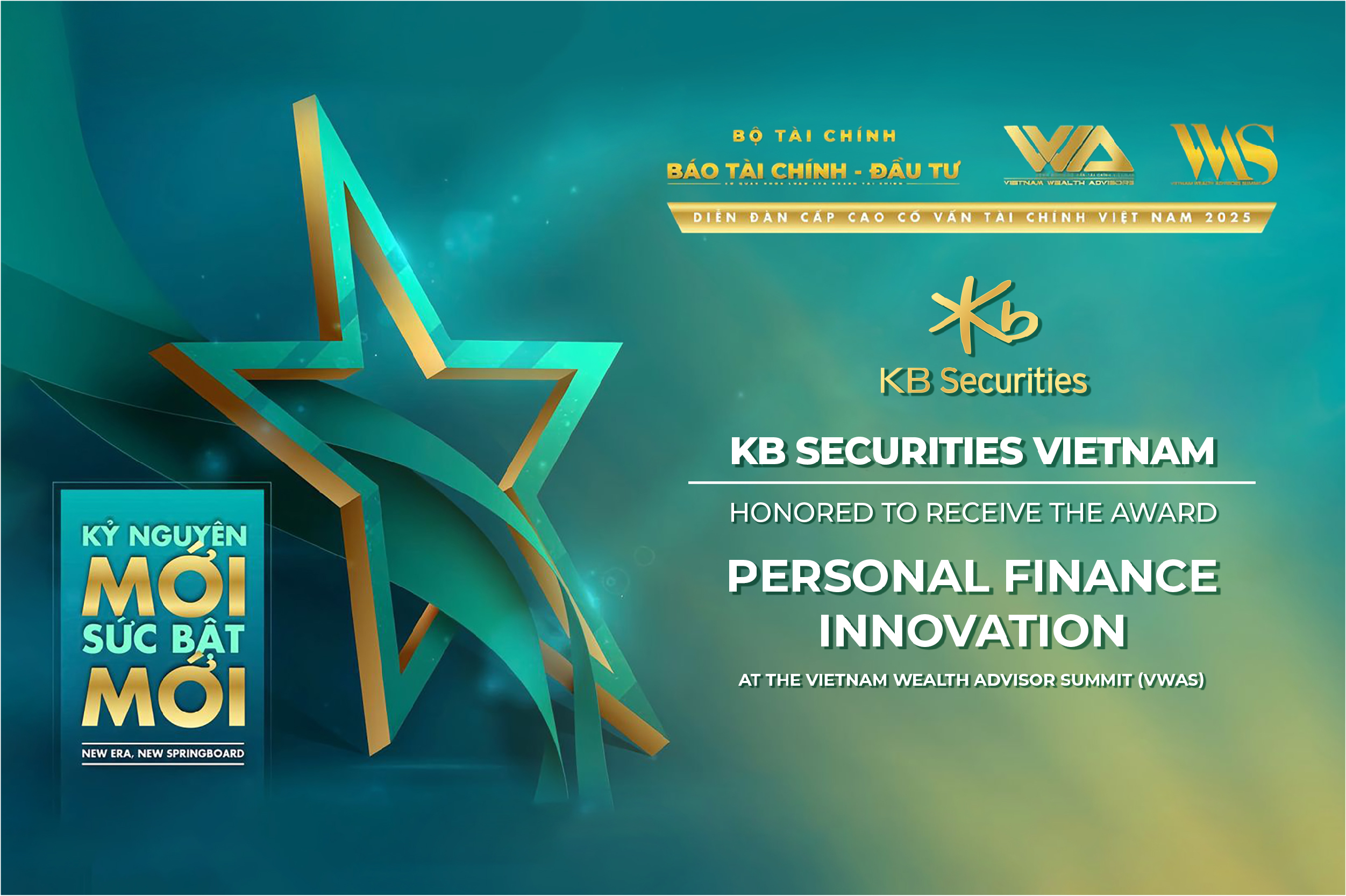 KBSV honored with the “Personal Finance Inovation” Award at VWAS 2025 