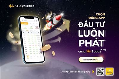 Chính thức ra mắt ứng dụng chứng khoán KB Buddy Pro từ ngày 12/12/2023