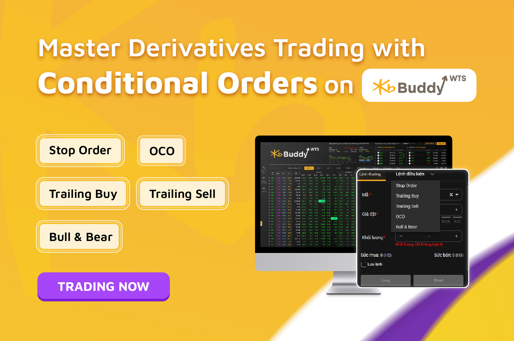 Master Derivatives Trading with Conditional Orders on KB Buddy WTS