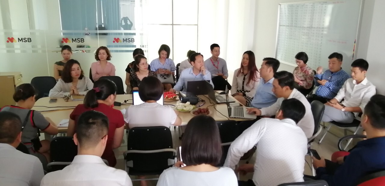 KBSV organizing KB Training program at Maritime Bank transactions/branches