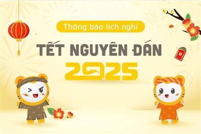 KBSV thông báo lịch nghỉ Tết Nguyên đán Ất Tỵ 2025