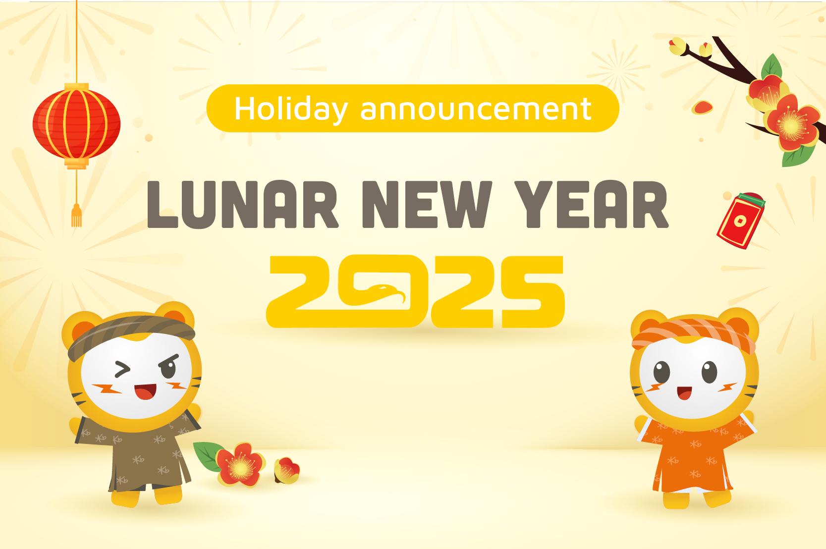Announcement of Lunar New Year Holiday Schedule for 2025