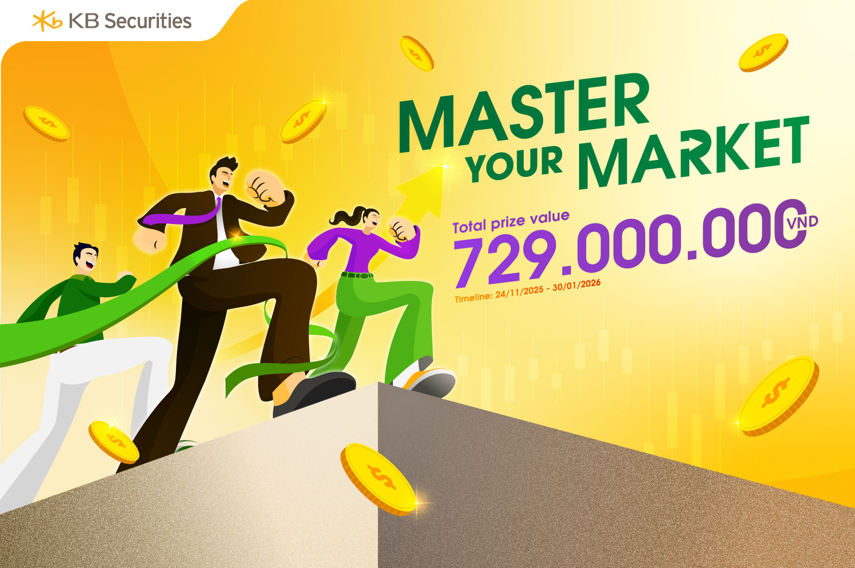 Master Your Market: Total prize value VND 729.000.000 