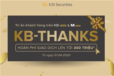 KBSV tiếp sức nhà đầu tư với loạt chương trình khuyến mại hấp dẫn KB-Joy & KB-Thanks