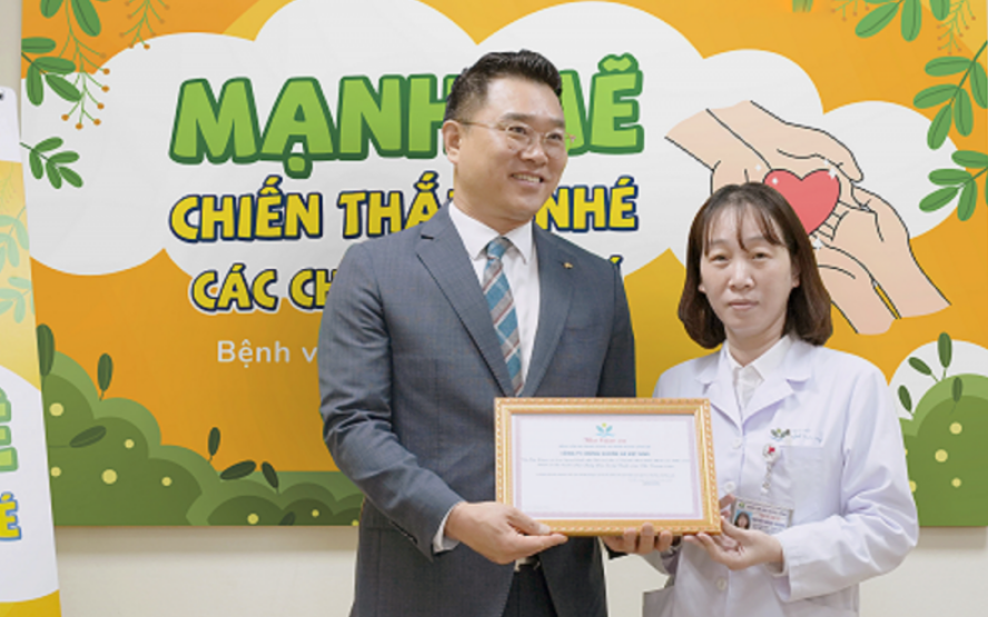 The meaningful volunteer trip of KB Securities Vietnam at Vietnam National Children’s hospital