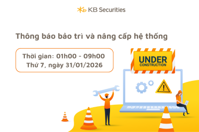 Thông báo lịch bảo trì và nâng cấp hệ thống ngày 31/01/2026