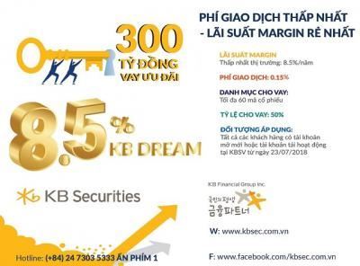 KBSV ra mắt sản phẩm lãi suất ưu đãi chưa từng có trên thị trường KB DREAM 8.5%