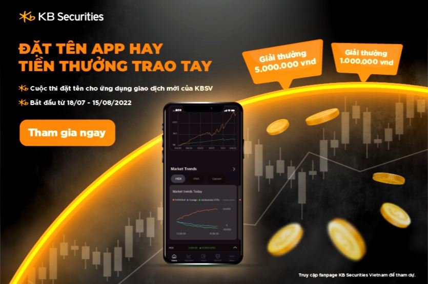 Chương trình Đặt tên app hay - Tiền thưởng trao tay