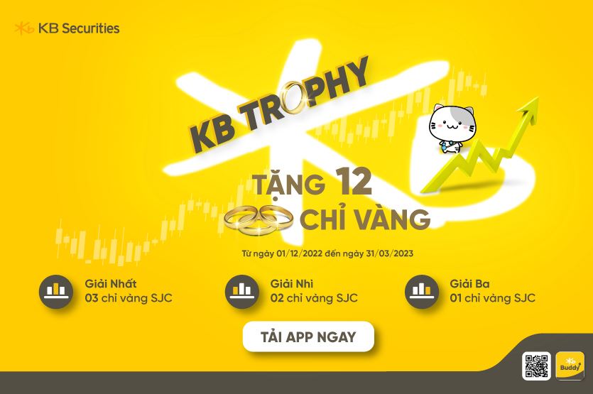 KB Trophy - Ưu đãi vàng tặng khách hàng tài lộc