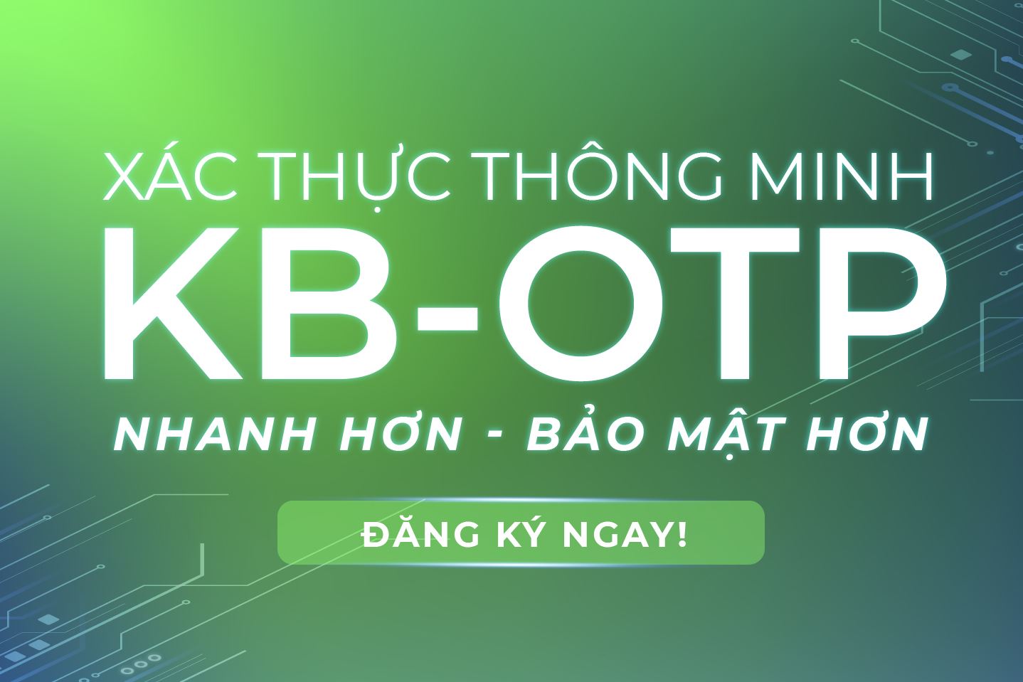 Phương thức xác thực KB-OTP