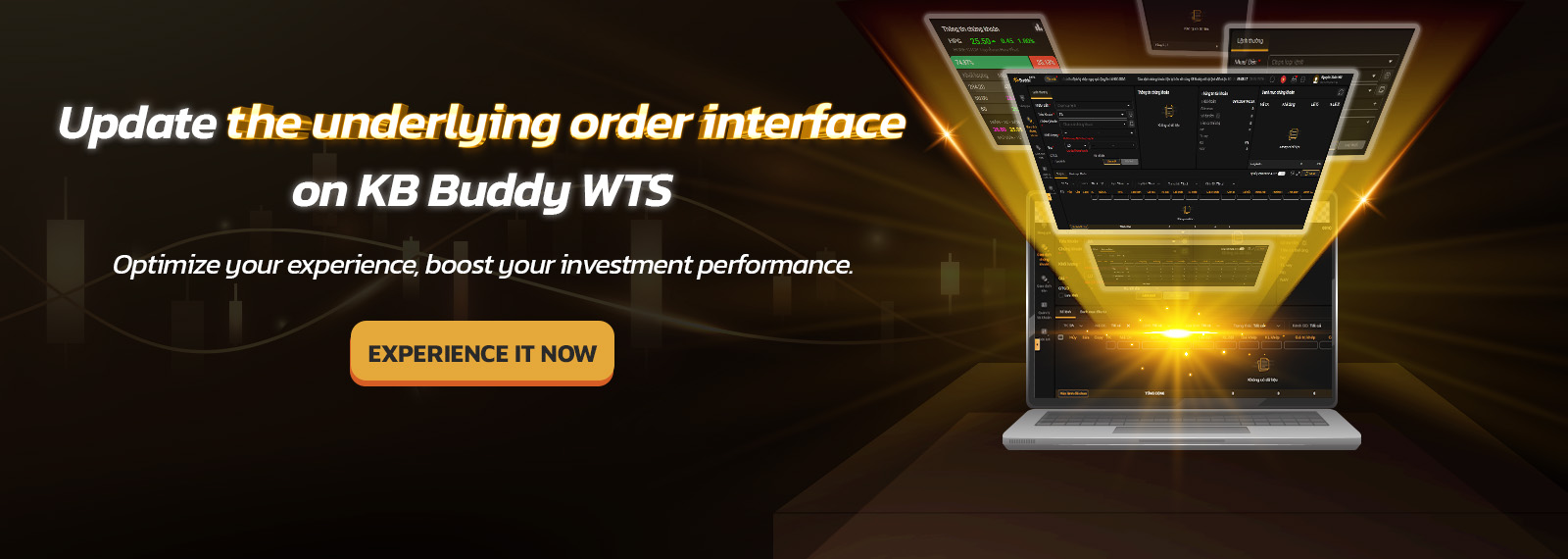 Cập nhật trang đặt lệnh cơ sở trên KB Buddy WTS
