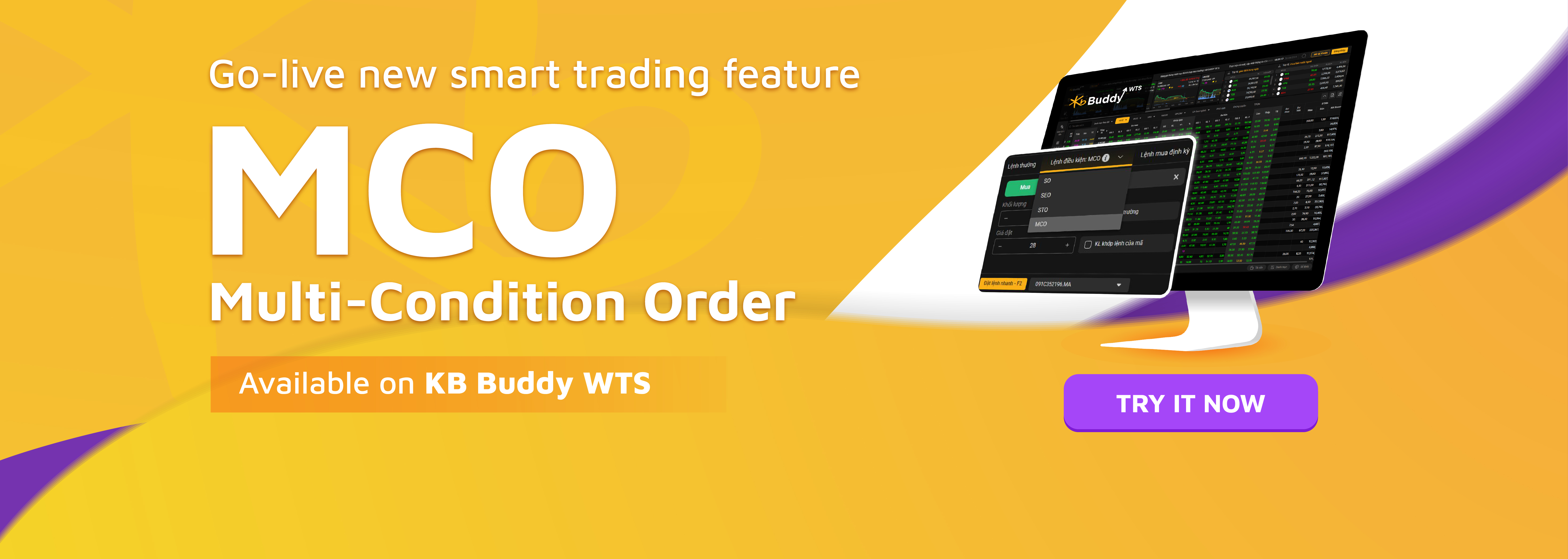 Cập nhật trang đặt lệnh cơ sở trên KB Buddy WTS